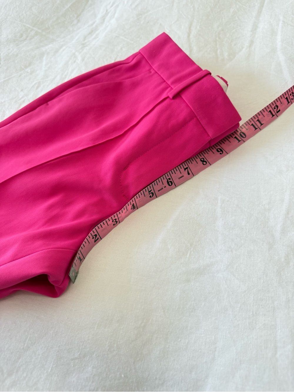 Tory Burch Sport | SZ 0 | Fuchsia Trousers Front Seam Straight Leg Ankle Pants - Picture 7 of 9